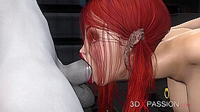 3d alien shemale fucks a cute teen in restraints in the sci-fi lab