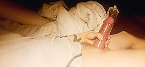 Pumping My Big White Cock Again