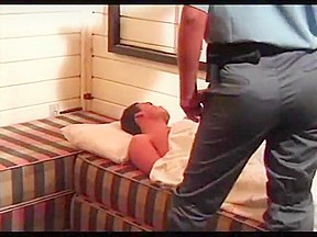Busty Shemale In Uniform Gets Rammed Hard