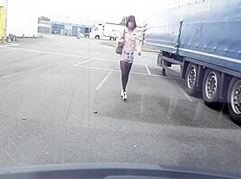 Sexy Skinny Crossdresser Kimi Tv Outdoor Upskirts