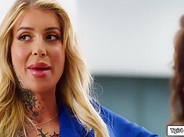 Tattooed Transsexual Makes Asian Lawyer Squirt With Gracie Jane