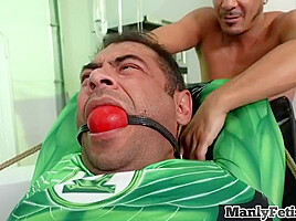 Bondage Crossdresser Assfucked After Toyed With Fuck Machine