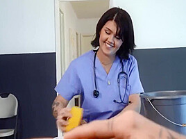Busty Tgirl Nurse Sucking Before Sex In Hospital Bed 8 Min