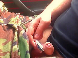 Crossdressed Jack In Car In Outdoors Slugsofcumguy