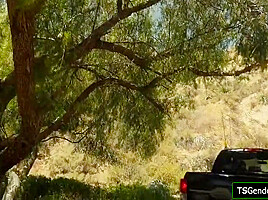 Crystal M – Trans Hitchhiker Barebacked Outdoors By A Stranger