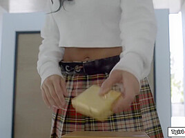 My small tit tgirl wife to be Zariah Aura is waiting to fuck