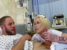 Skinny Ts Tattooed Nurse In Nylons Fucked By Her Patient
