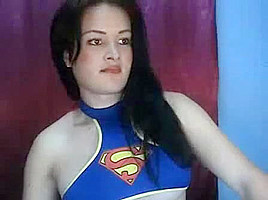 TS Supergirl Self Suck