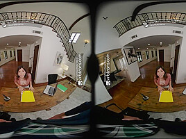VRB Trans Slutty Receptionist with Korra Del Rio POV VR Porn